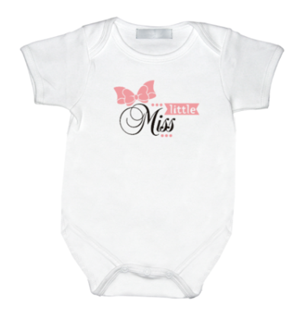 Rompertje met print: Little Miss