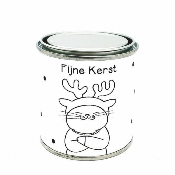 Snoepblikje Fijne Kerst Katje