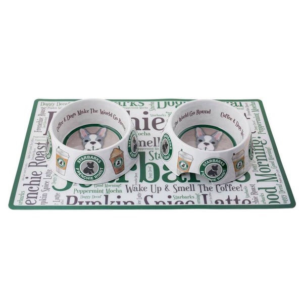 Witte Starbarks  Placemat