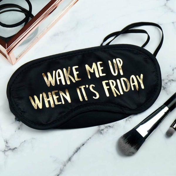 Oogmasker Wake me up when it's Friday