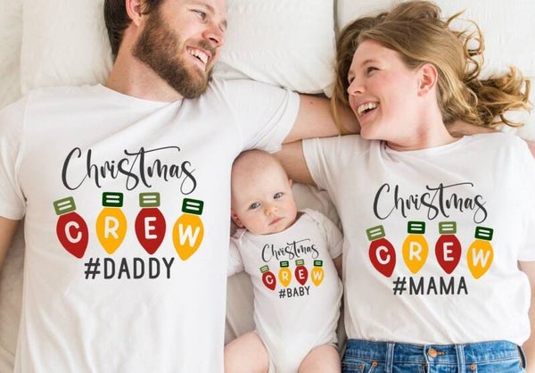 Christmas crew set voor Mama, Papa, Baby