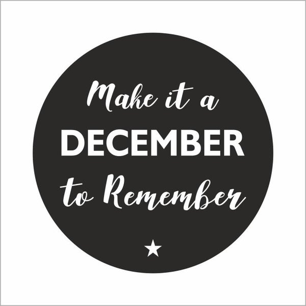 Kadokaartje Make a december to remember