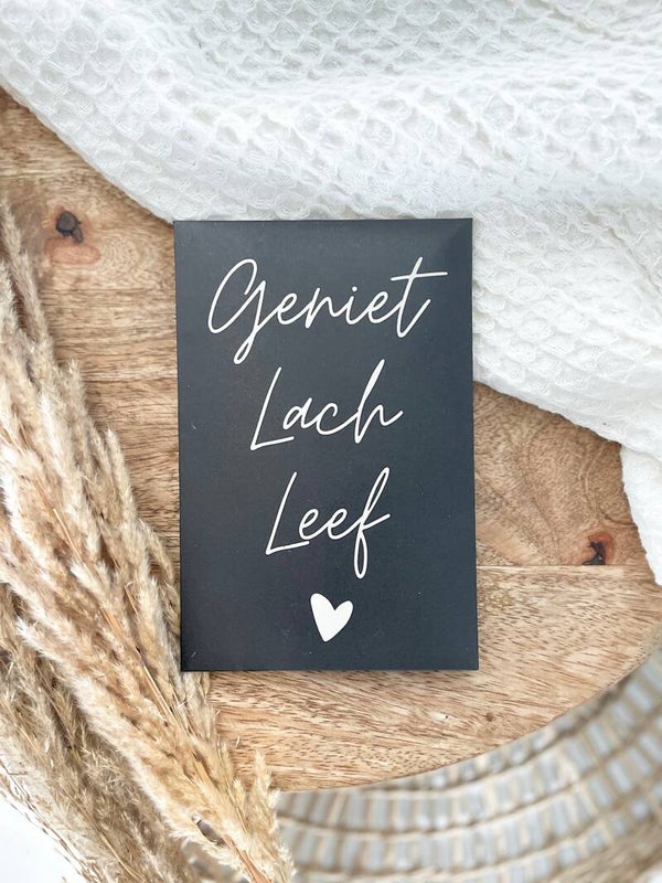 Geurzakje Geniet Lach Leef