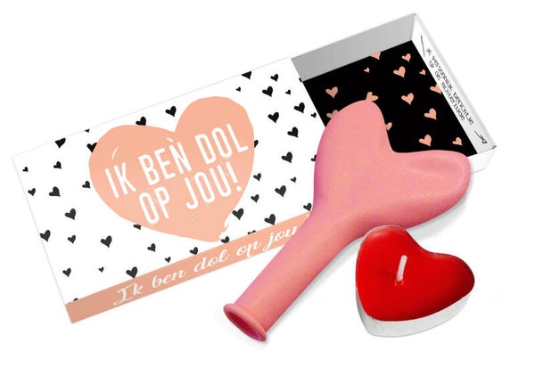 Greeting Box Ik ben dol op jou