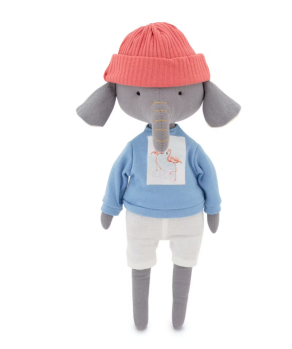 Ali de Olifant Soft Toy van Orange Toys. Met Bonus: zeemeerminnenstaart