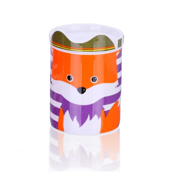 Fox Frideric, 2-delige Happy Head mok mèt deksel