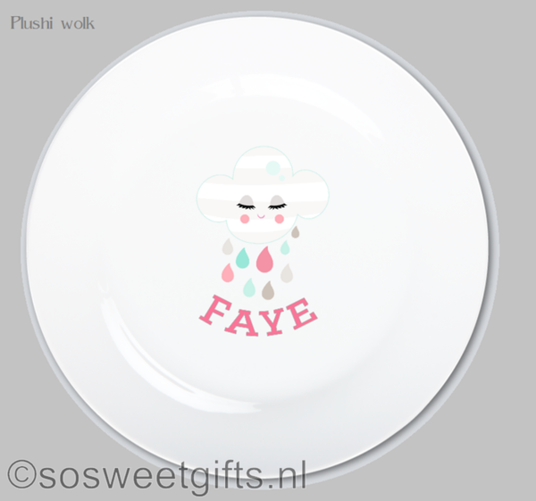 Kinderbordje Serie Plushi Wolk