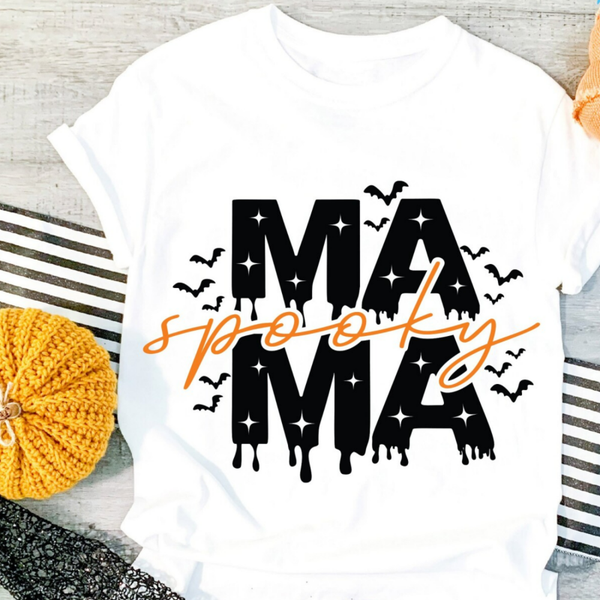 T-shirt Halloween  spooky Mama