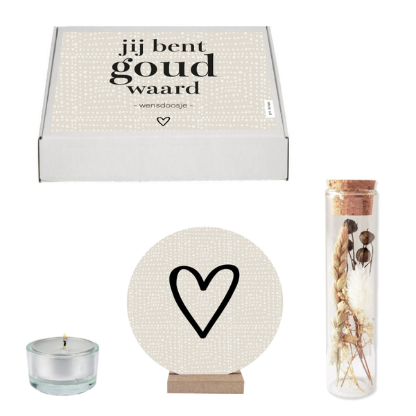 Wensdoosje Jij bent goud waard