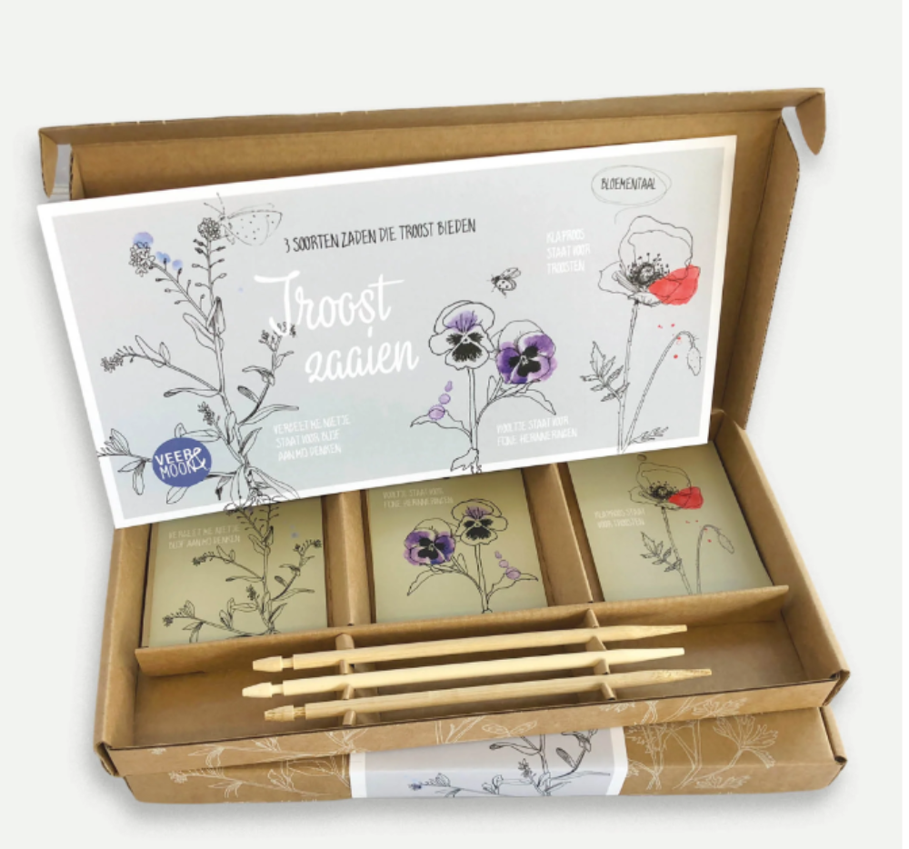 Kado doosje Troost zaaien