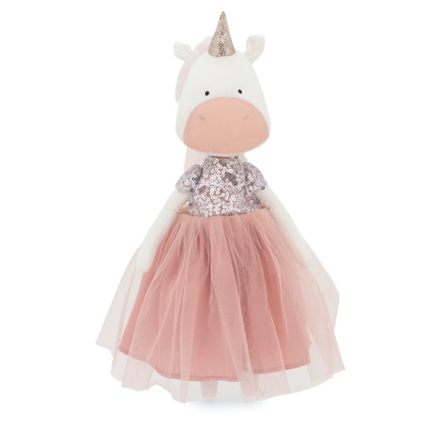 Knuffel Daphne de Unicorn Soft Toys van Orange Toys+ Bonus zeemeerminnenstaart