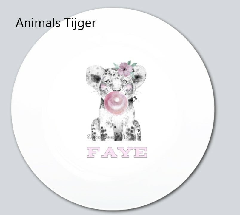 Kinderbordje Serie Animals Tijgertje