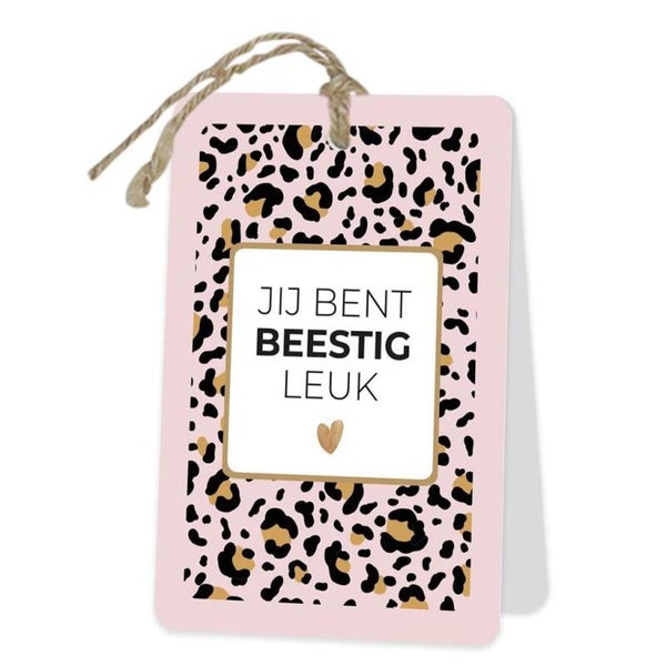Kaart Jij bent beestig lekker