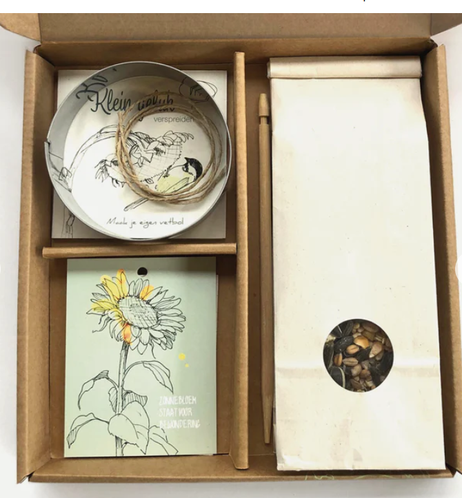 Kado doosje Klein Geluk verspreiden Vogels