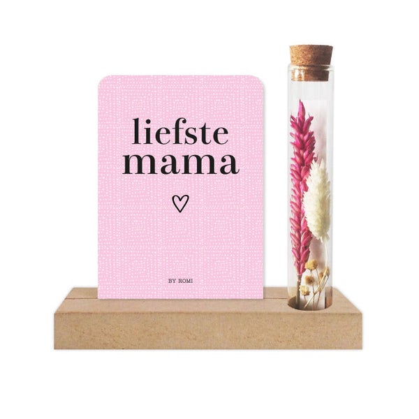 Liefste mama / Memory Shelf + Droogbloemen By Romi