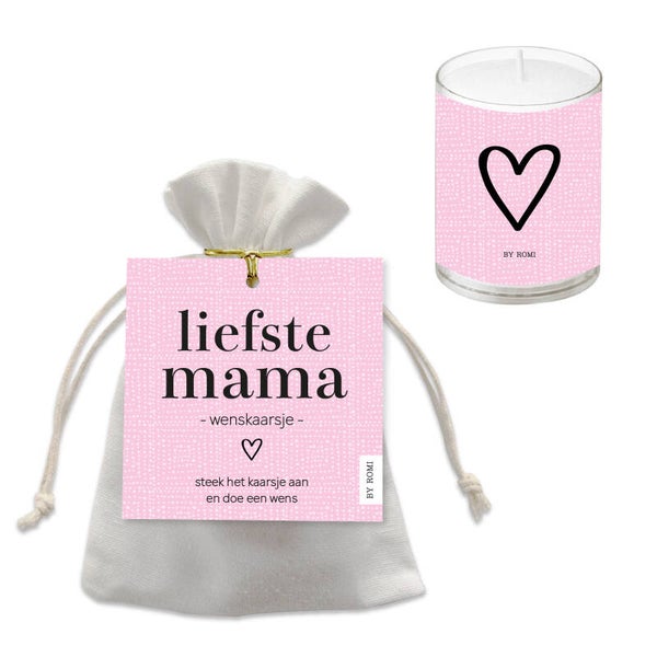 Liefste mama wenskaarsje