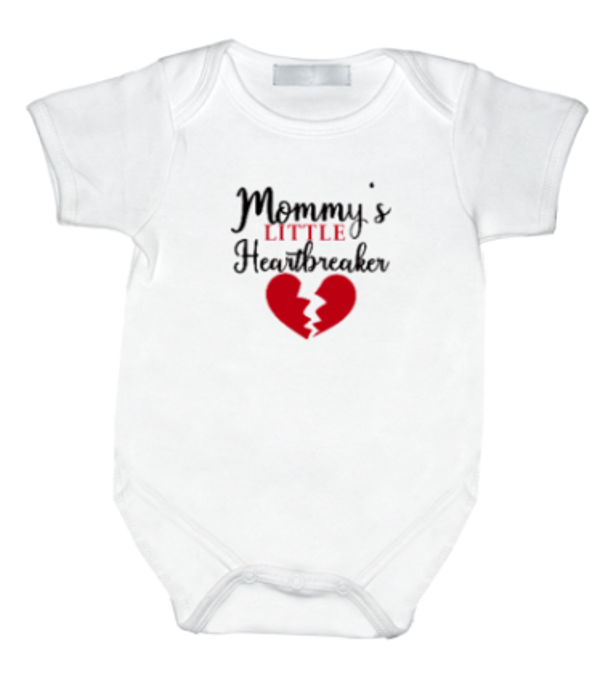 Rompertje met print: Mommy's little heartbreaker