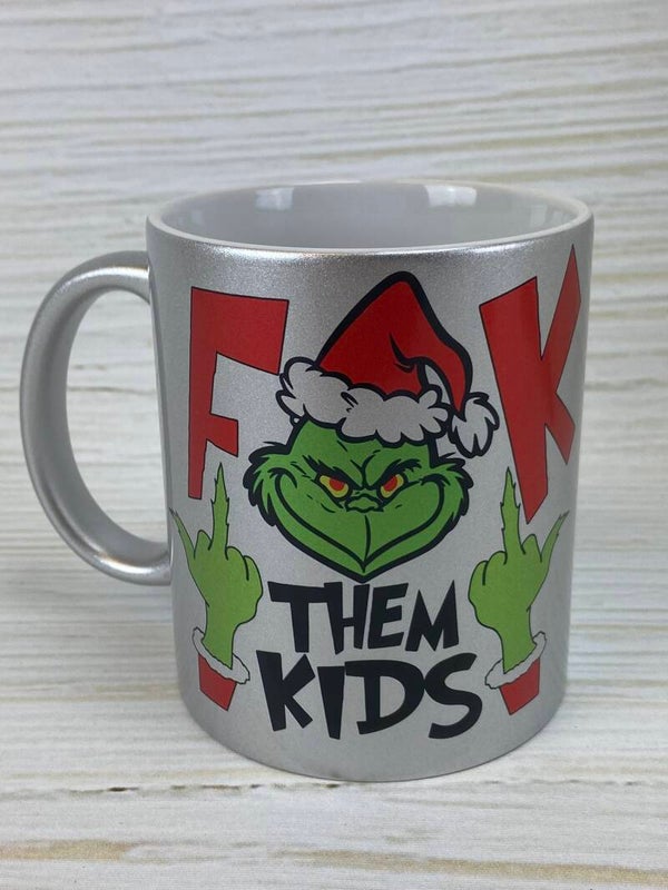 Mok, glans zilver * Them Kids