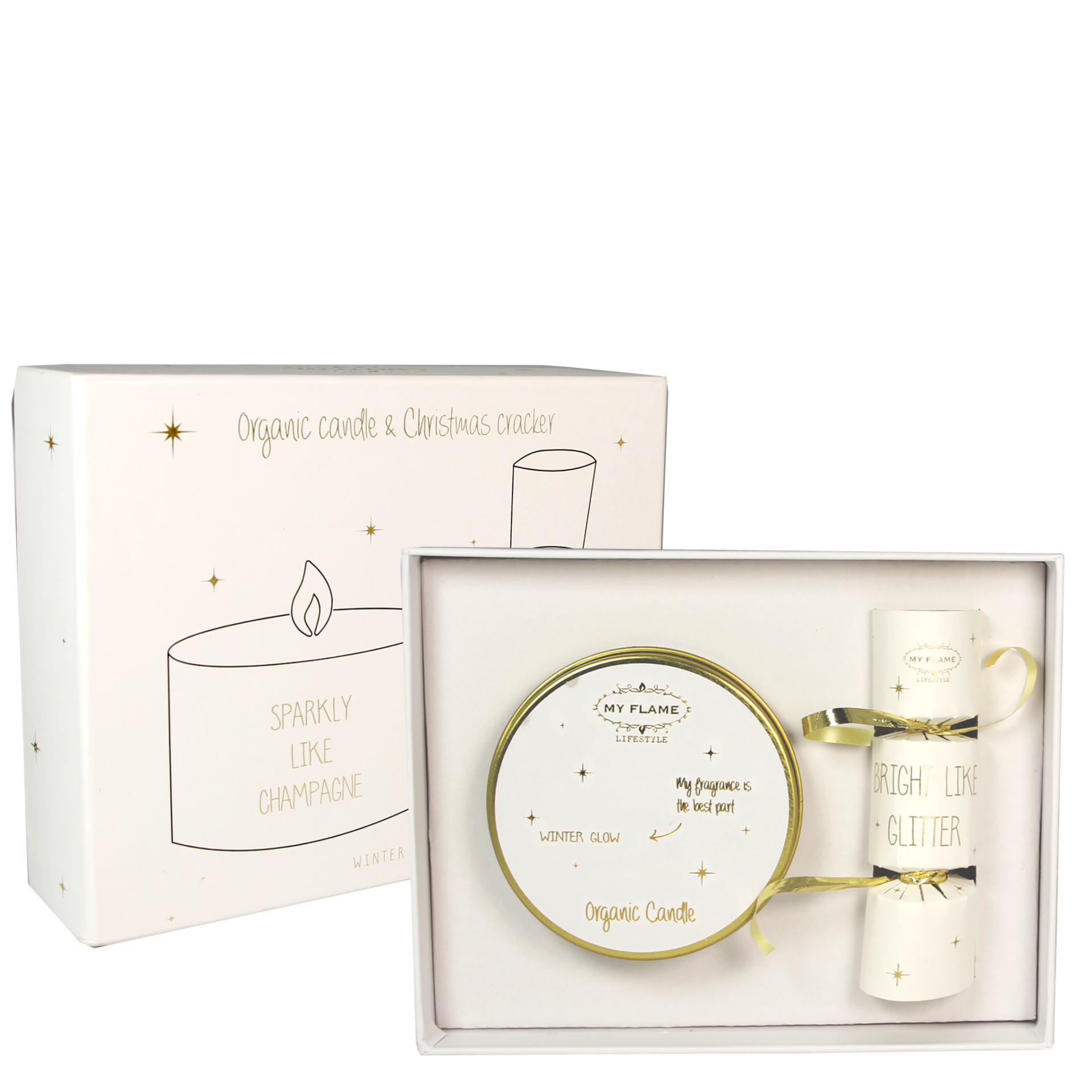 Kerst Giftbox "Sparkly like champagne"