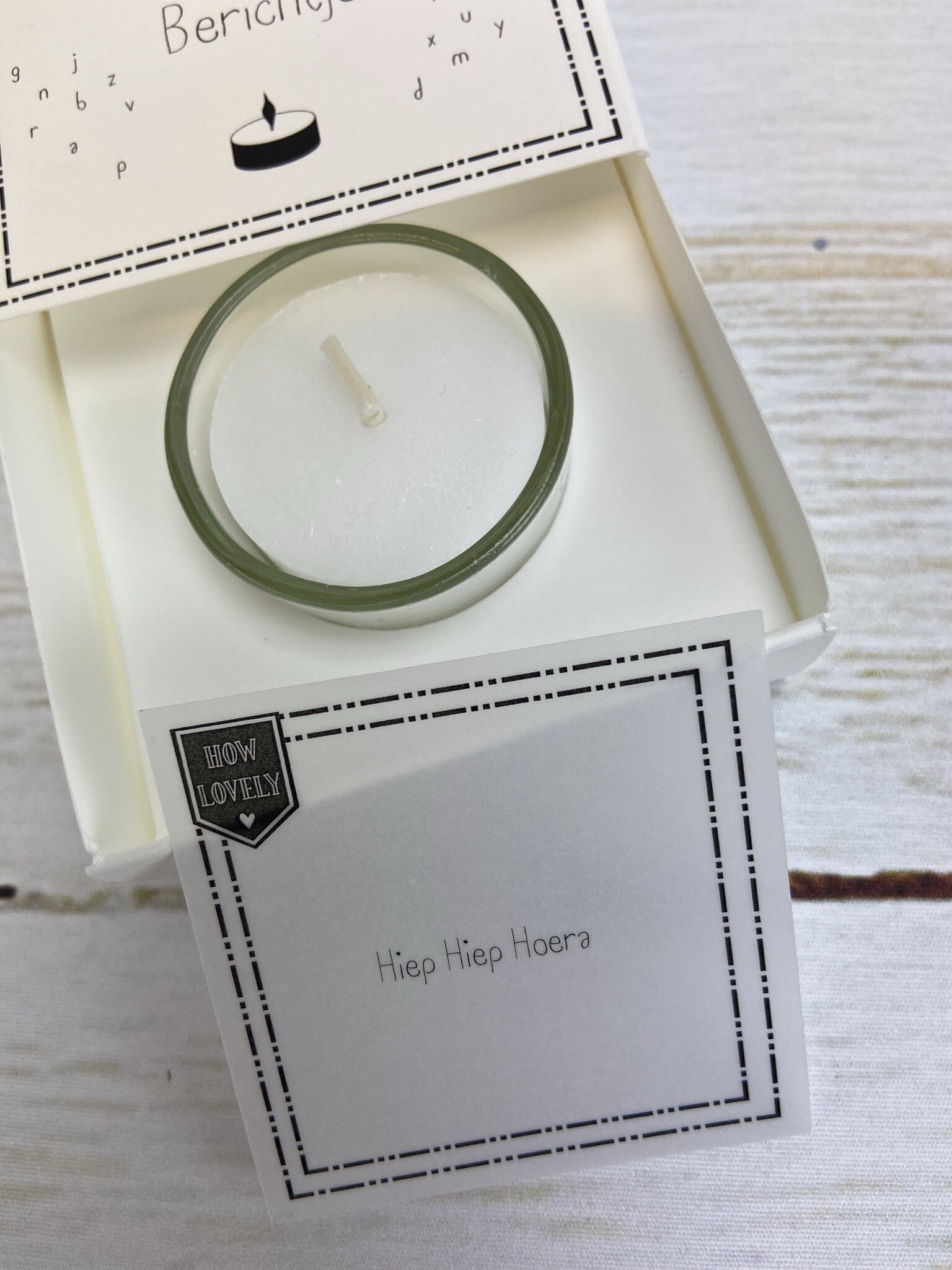 Lichtje met een berichtje