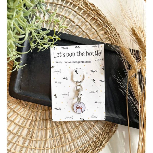 Winkelwagenmuntje. Shop till you drop,