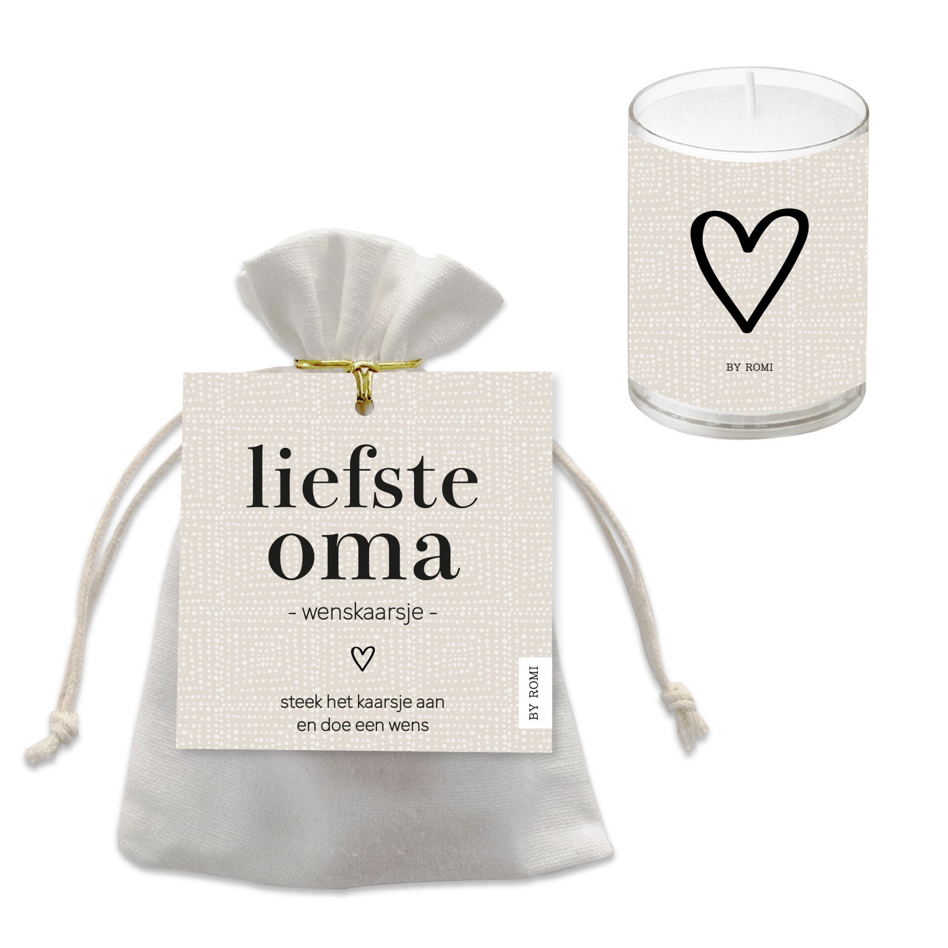 wenskaarsje Liefste Oma