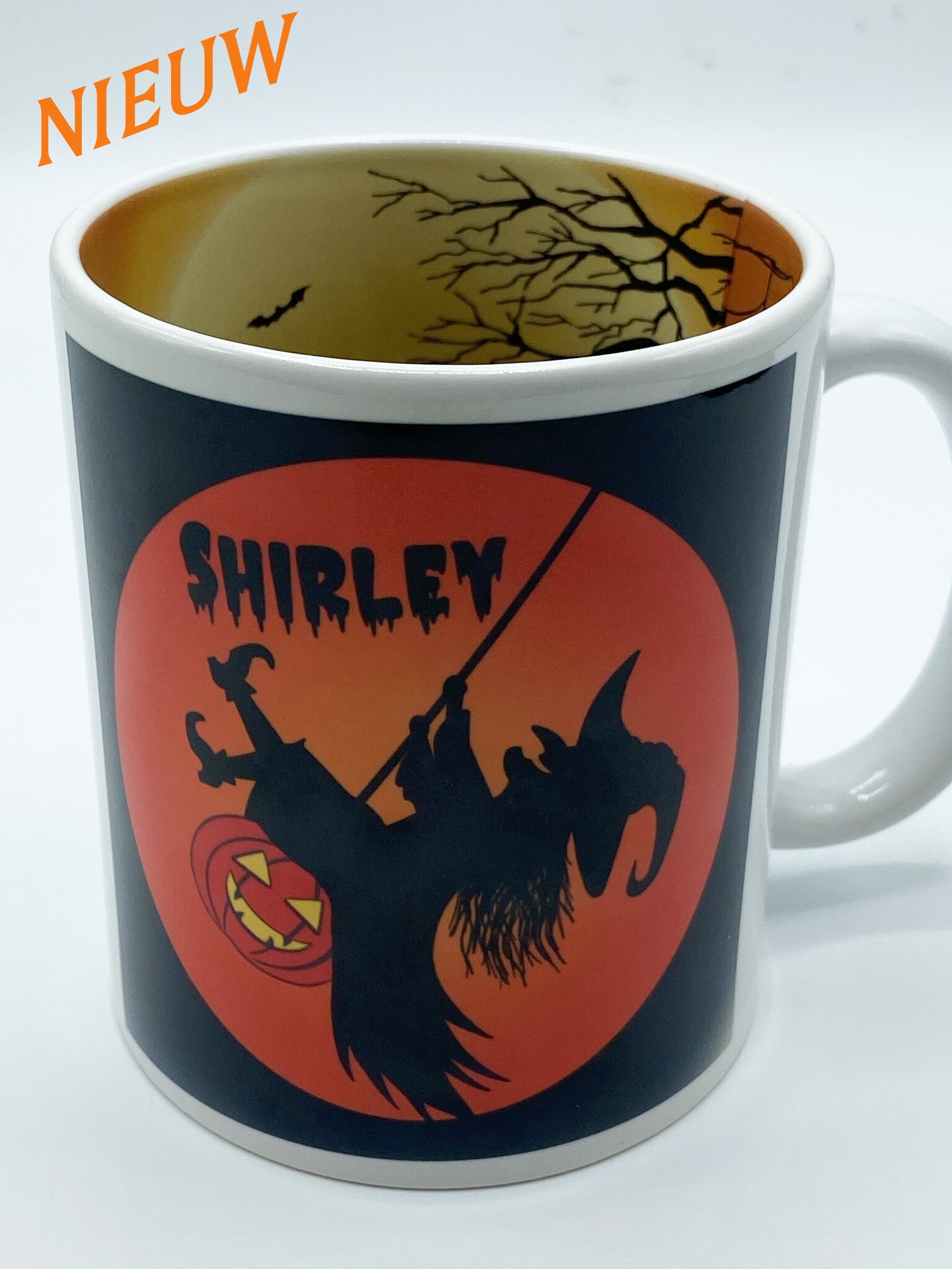 Mok Witch with a broom