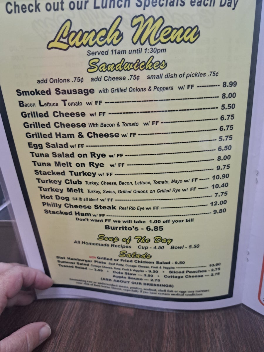 Sugar Shack Restaurant Menu Sugar Shack Restaurant