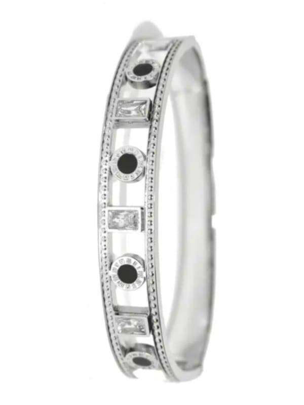 Bracelet brillant couleur argent