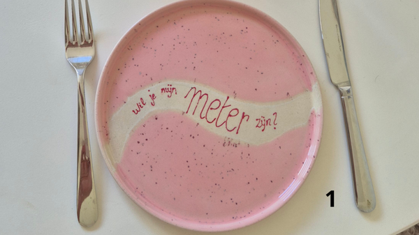 Gepersonaliseerd bord voor meter en/of peter