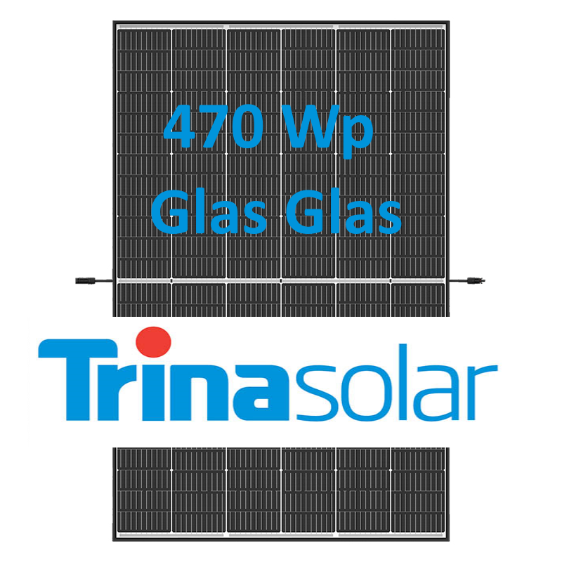 Trina Vertex S+ 470 Wp TSM-NEG9R.28 Glas-Glas Black Frame