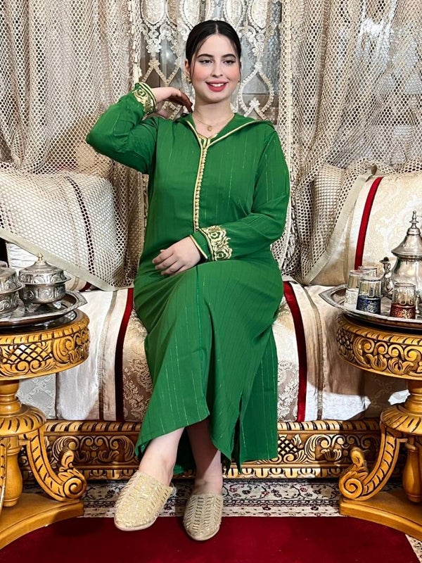 Jellaba 2 pièces vert