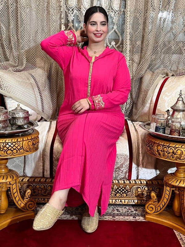Jellaba rose bonbon