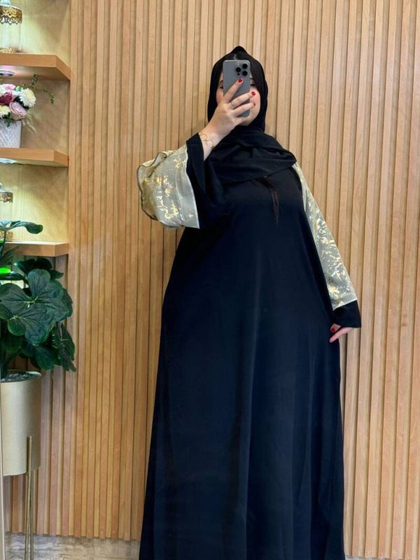 Abaya jasmine noir