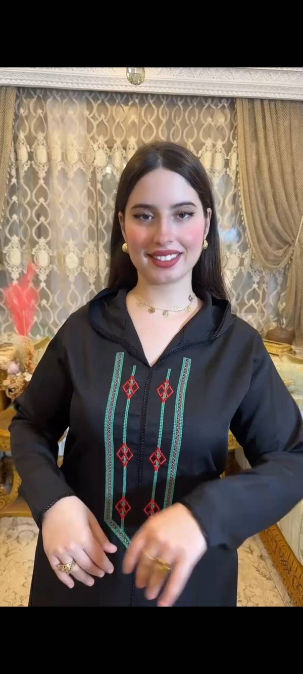Jellaba noir