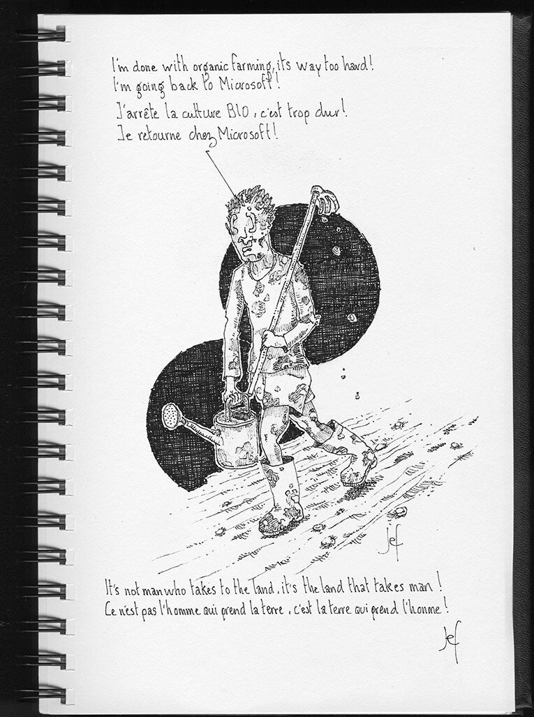 It’s Not Man Who Takes to the Land