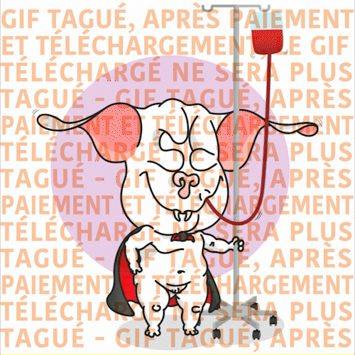 Pol le Chien® vampire éternelle jeunesse - Fichier Gif 500 × 500 pixels