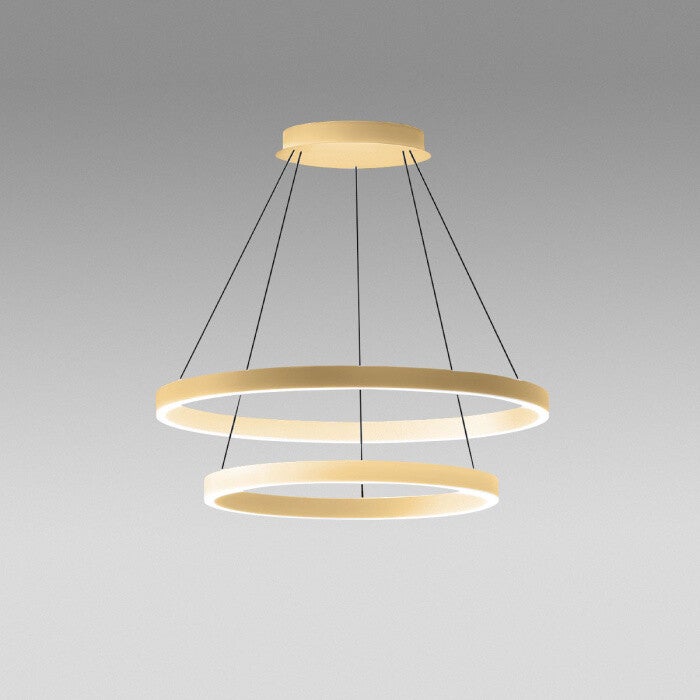 LED Hanglamp – Double LED – Large – 100W – 3000K – Dimbaar – IP20