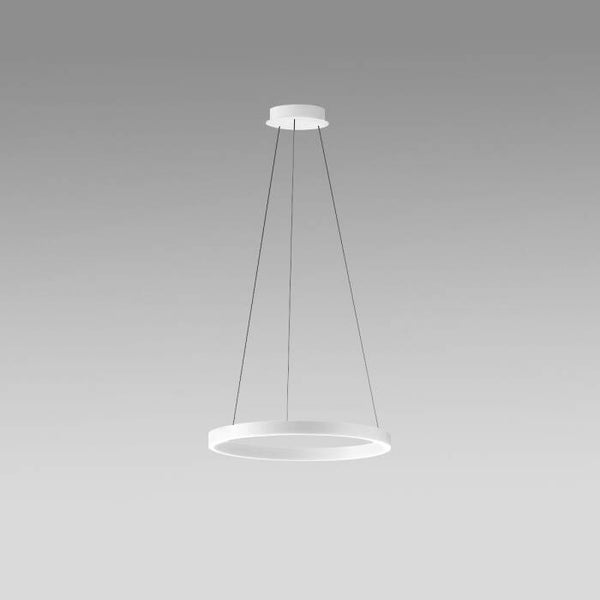 LED Hanglamp –Aluminium frame – Opaalwit Siliconen Diffuser – 60W – 3000K – Dimbaar – IP20