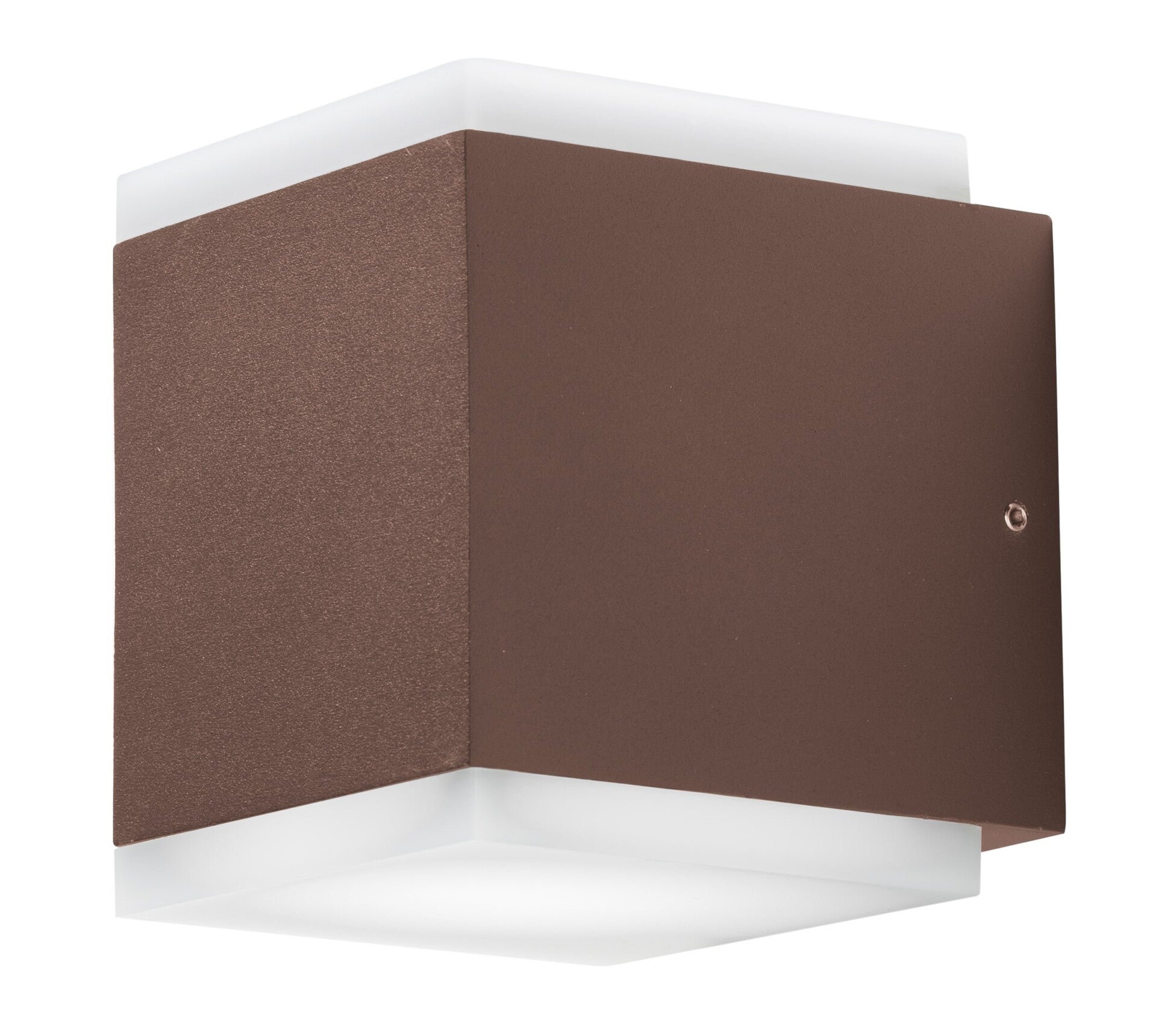 LED Buiten Wandlamp 12W – Extra Brede Lichtspreiding (280°) – IP65 – Roest