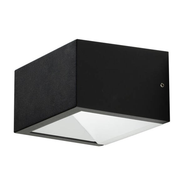 LED Buiten Wandlamp 9W – Instelbare Lichtkleur – Indirect Licht – IP54 – Antraciet