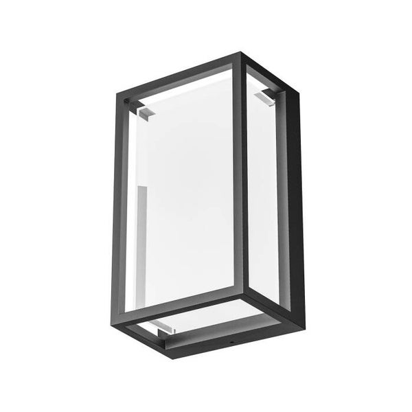 LED Buiten Wandlamp 12W – IP65 – Instelbare Lichtkleur  –Antraciet