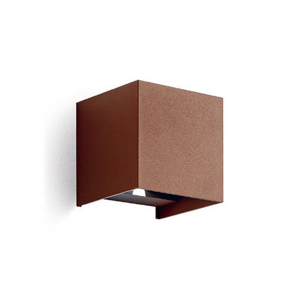 LED Buiten Wandlamp 2x10W – Verstelbare Lichtbundel (0–115°) – Up & Down – IP65 –Bruin