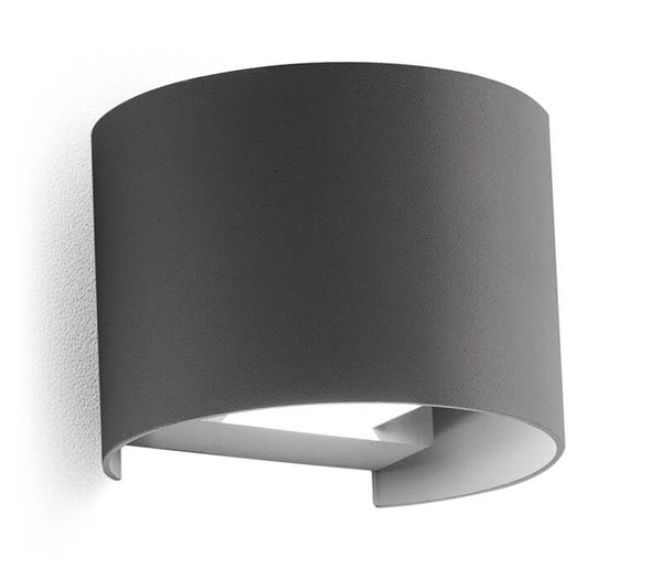 LED Buiten Wandlamp 2x5W – Verstelbare Lichtbundel (0–115°) – Up & Down –  antraciet