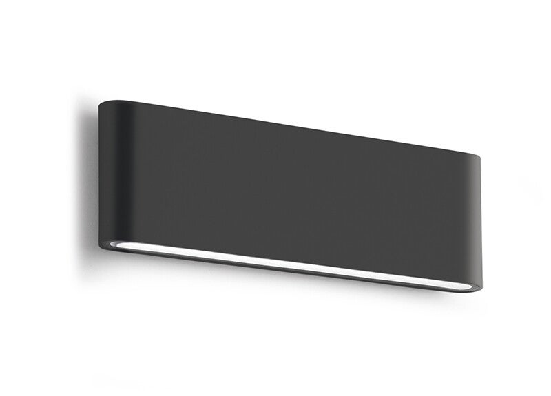 Wandlamp Buiten 2x12W – Dubbele Emissie 133° – IP54 – Antraciet