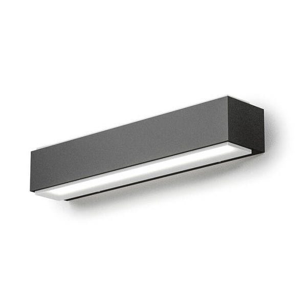 Wandlamp Buiten 20W – Krachtig – Dubbele Emissie 120° – IP65 – Antraciet