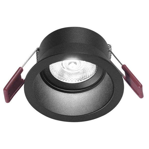 Inbouwspot LED 8W – Satijnzwart – 3000K – CRI>90