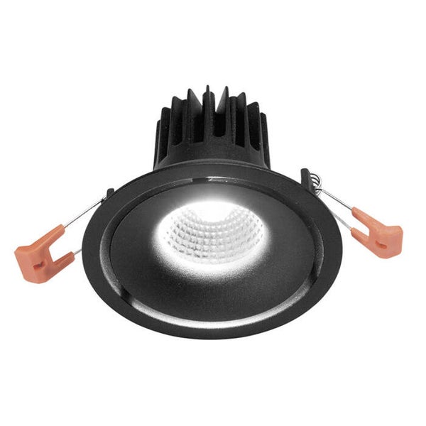 Inbouwspot LED 8W – Satijnzwart– 3000K – 24° Smalle stralingshoek
