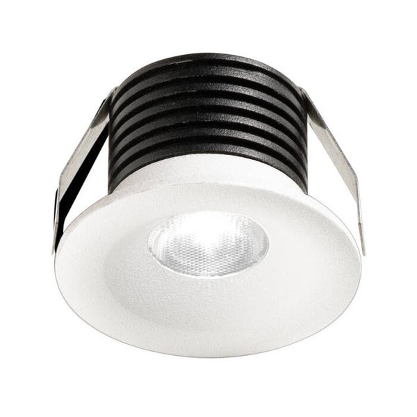 Inbouwspot LED 3W – Satijnwit Aluminium – 3000K – 230 lm – IP20