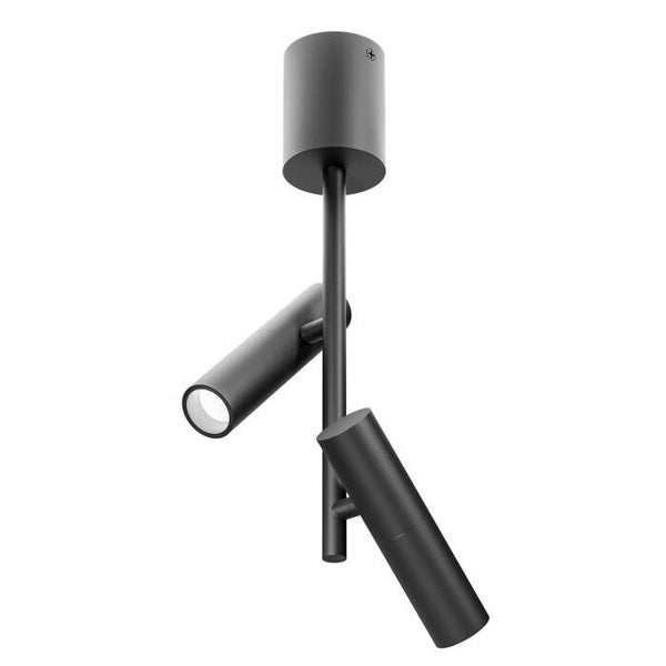 Dubbele Verstelbare Plafondlamp LED 14W (2x7W) – Satijnzwart – 2700K – 38° – CRI>90 – IP20